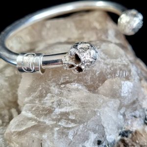 Skull Torque Bangle