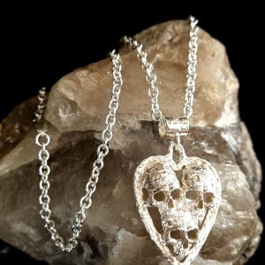 Tri Skull Memento Mori Pendant