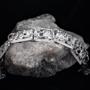 Mens Portrait Skull Bracelet