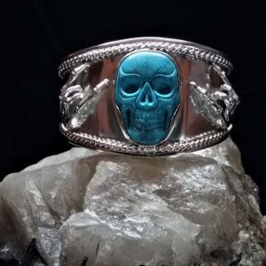 Rock Skull Hands Cuff Bangle
